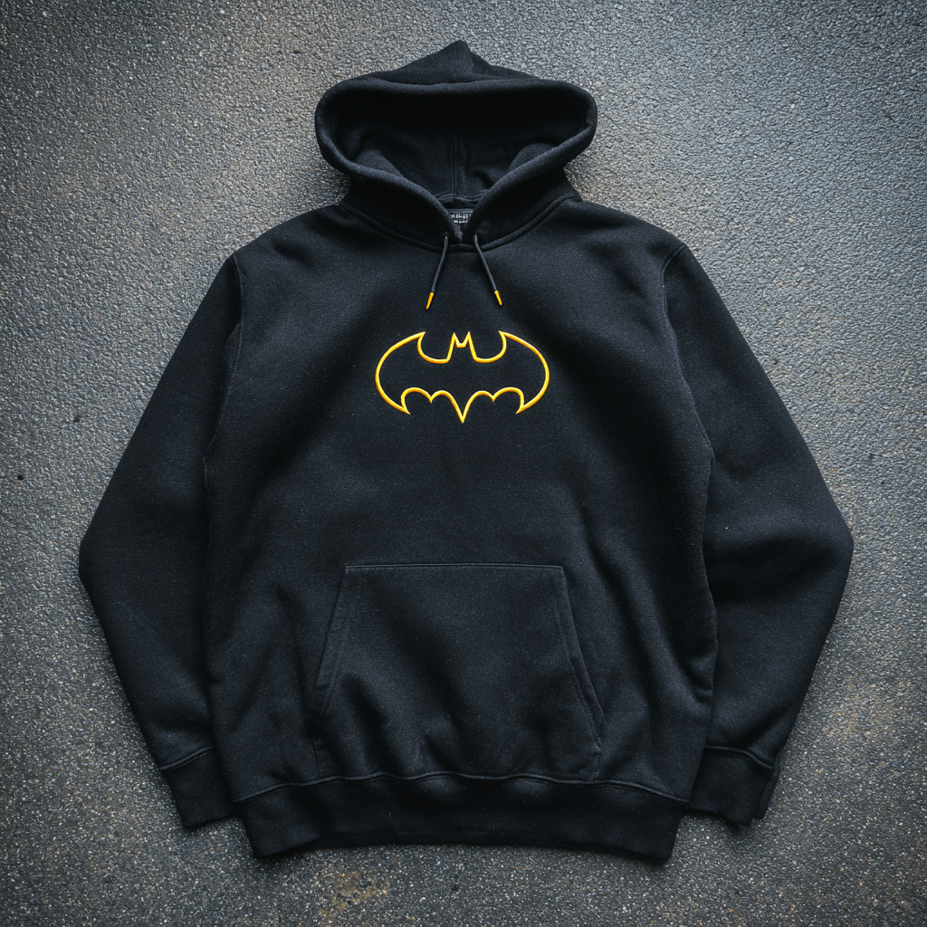 Bat man Logo Embroidery