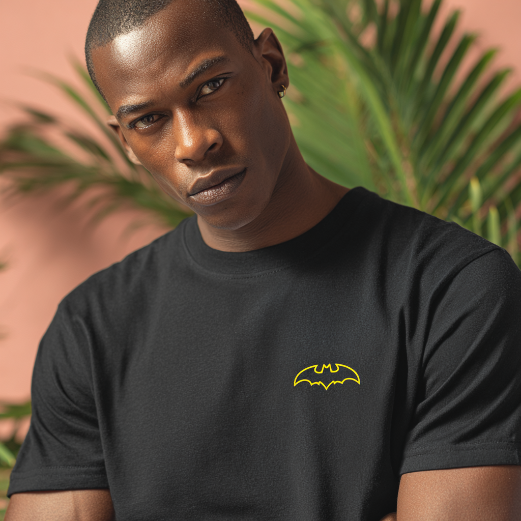 Bat man Logo Embroidery