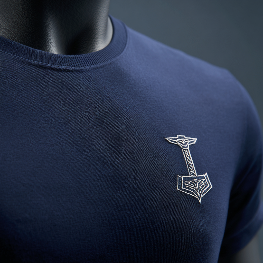 Embroidered Mjolnir_ Thor