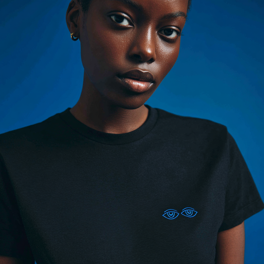 Blue Eye Embroidery