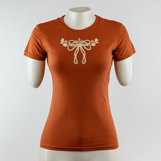 Embroided Bow Design
