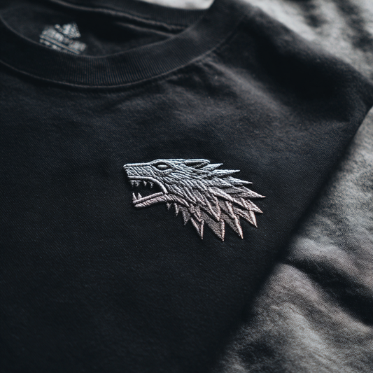 Lion Roaring Embroidery