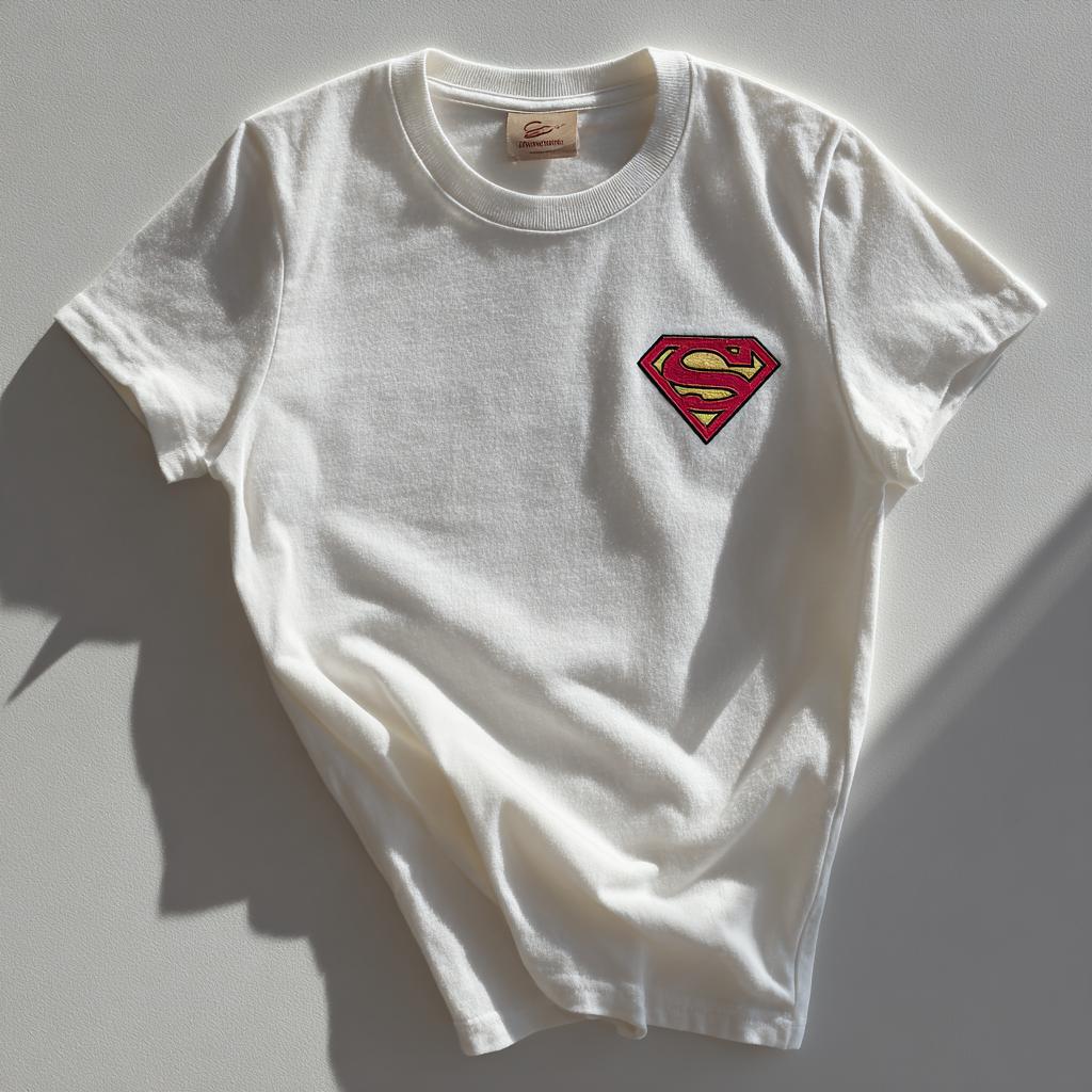 Super Man Symbol Embroidery