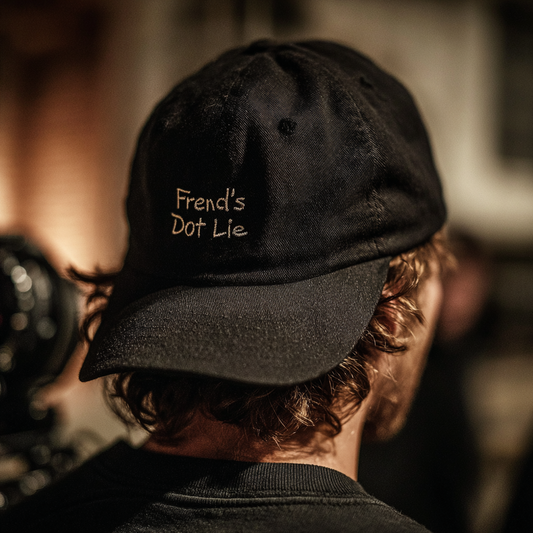 "Friends don t lie "  embroided Quote